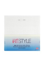 Restyle Borduurstof - Aida 54 - 14 count - 40 x 50 cm - white