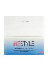 Restyle Embroidery Fabric - Aida 64 - 16 count - 40 x 50 cm - white