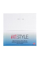 Restyle Embroidery Fabric - Aida 70 - 18 count - 40 x 50 cm - white