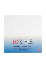 Restyle Embroidery Fabric - Aida 44 - 11 count - 40 x 50 cm - white