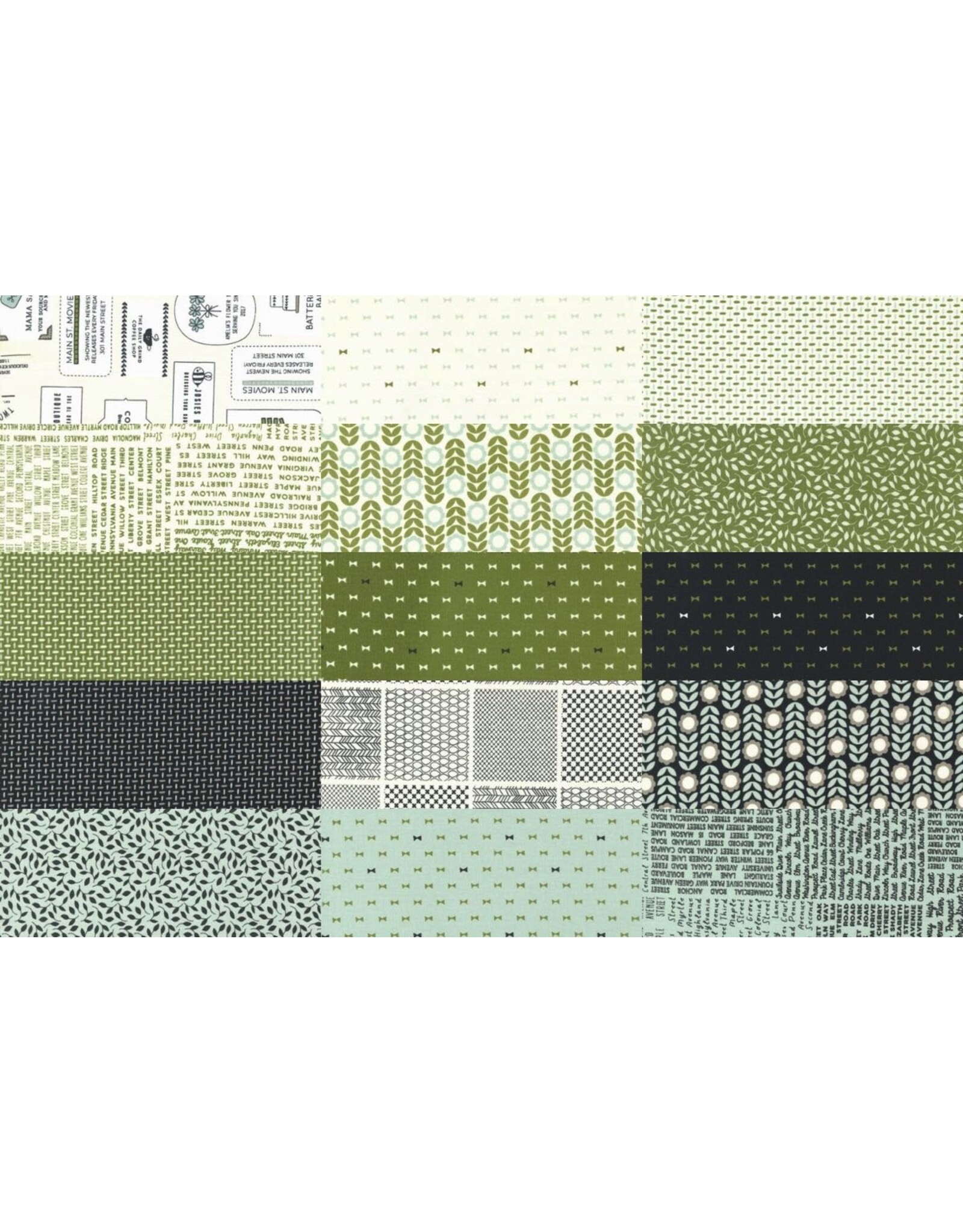 Moda Sweetwater - Main Street - Fat Quarter Pakket