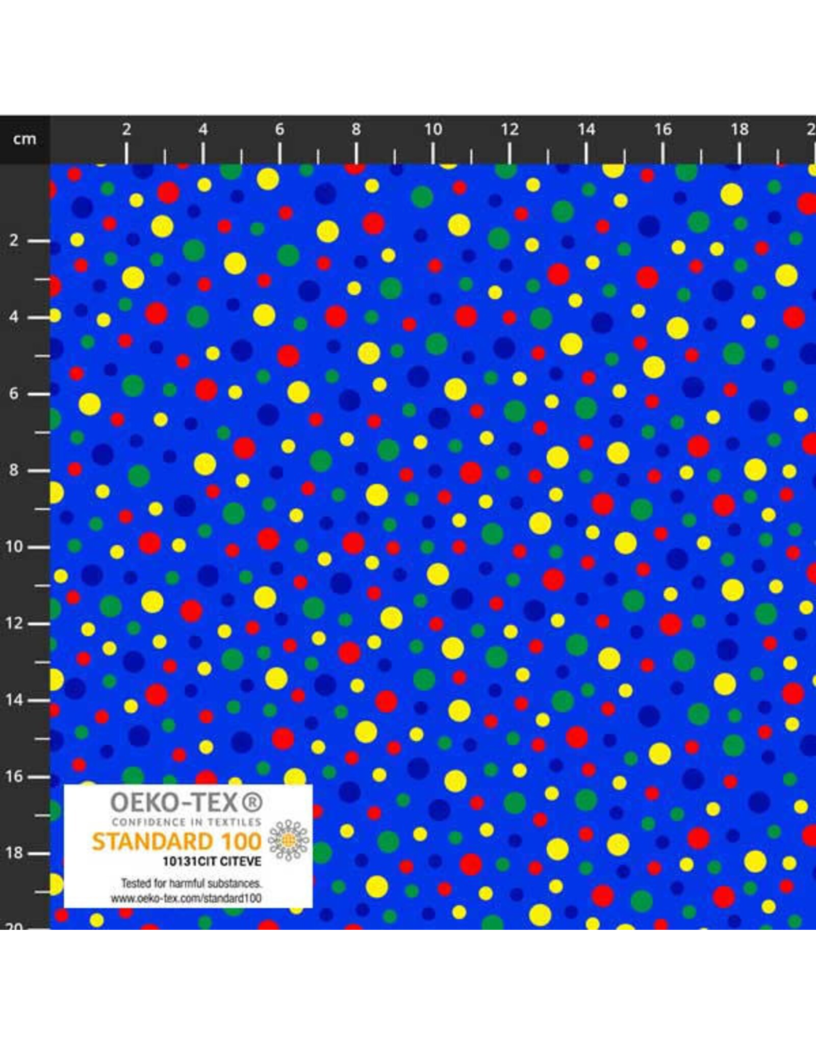 Stof Fabrics Memory Game - Confetti Blue coupon (± 68 x 110 cm)