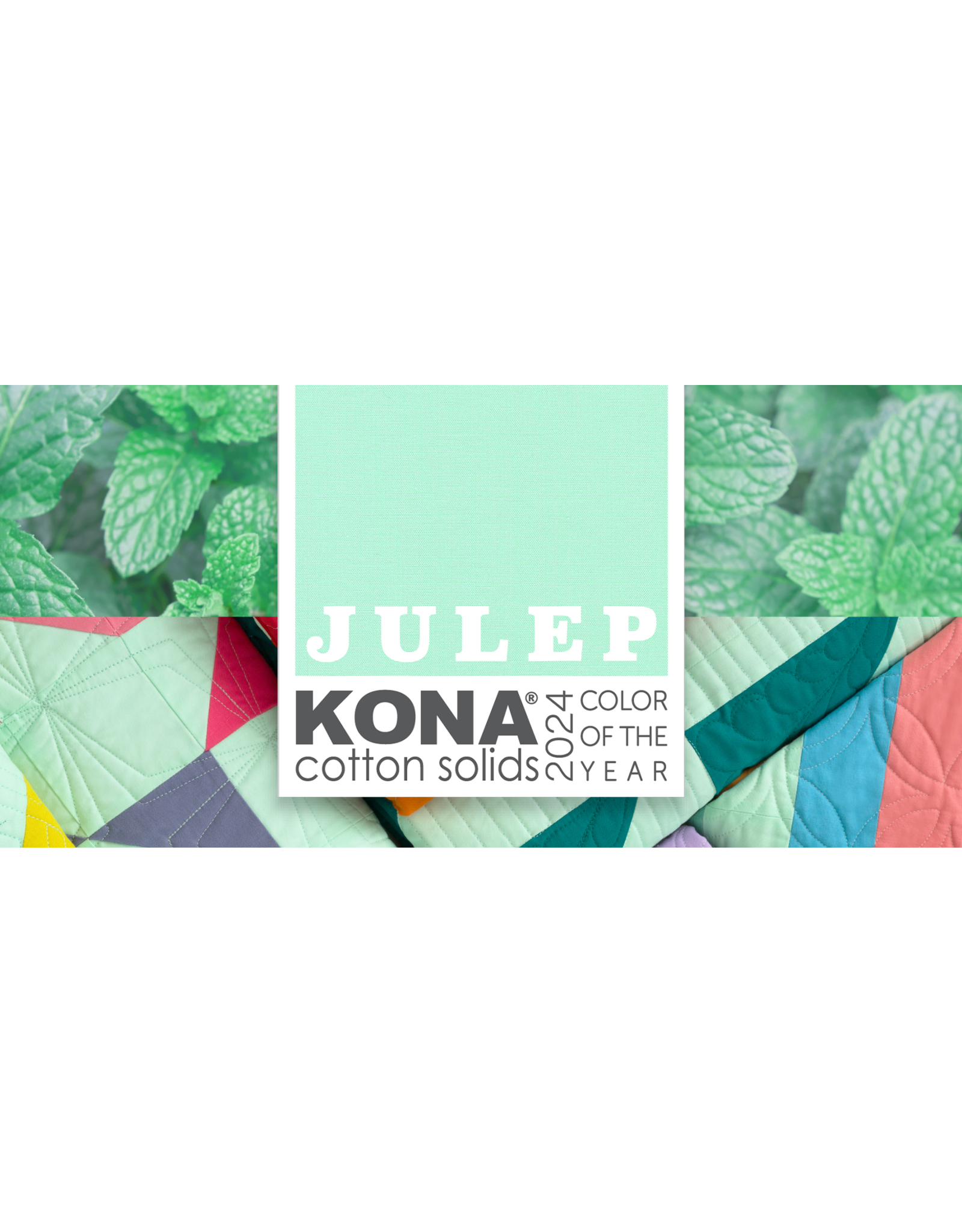 Kona Solids Color of the Year 2024 Julep Nanno Creative