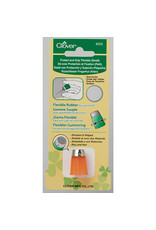 Clover Clover Vingerhoed - rubber/metaal - Small - 6025