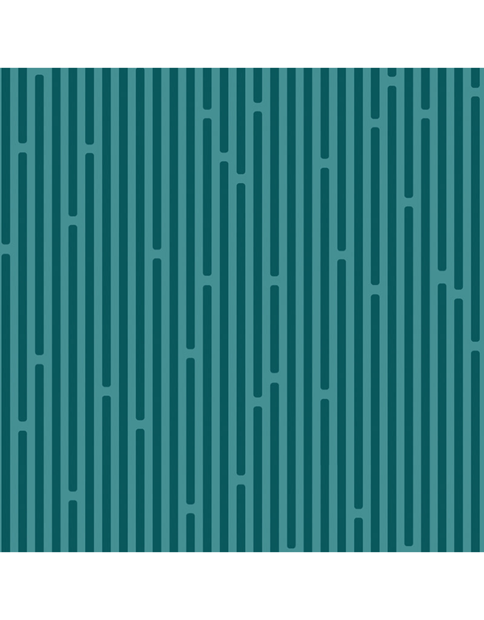 Benartex Contempo Studio Sugaridoo -  Boogie - Stripy - Medium Teal - 16203-84