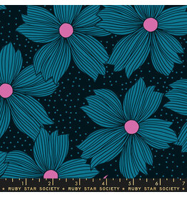 Ruby Star Society Crescent - Bloom Turquoise coupon (± 75 x 110 cm)