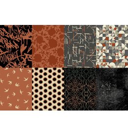 Andover Verdigris - Fat Quarter Bundle - Rust