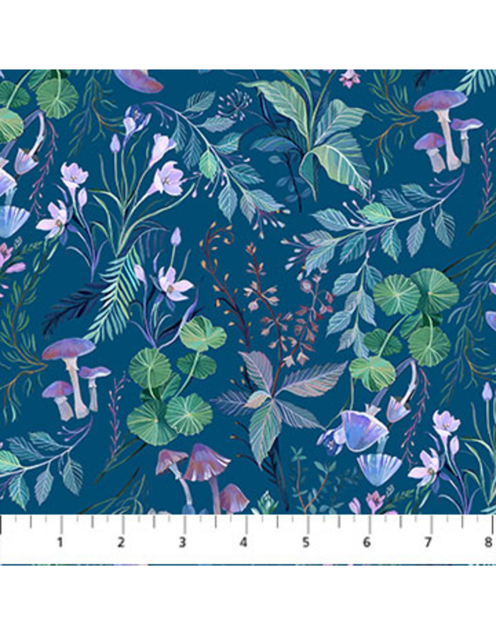 Figo Clara McAllister - Full Moon - Leaves Teal - 90810-64