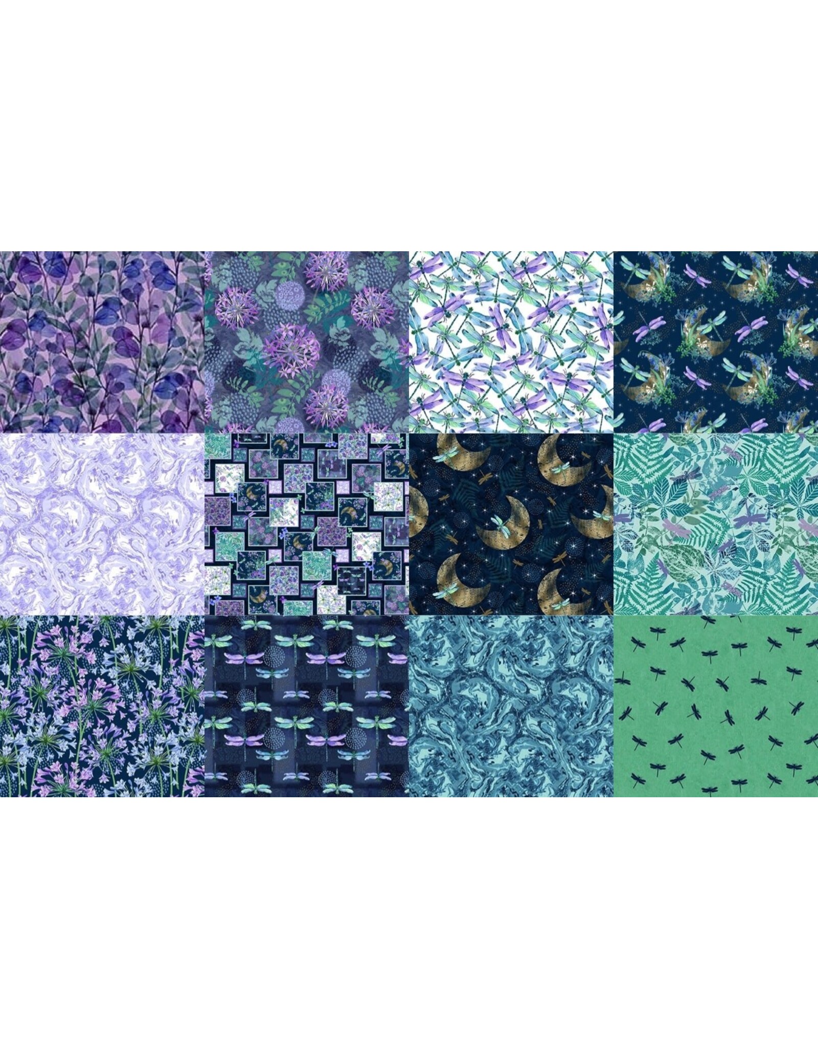 Blank Quilting Elsie Ess - Gypsy Flutter - Fat Quarter Bundle