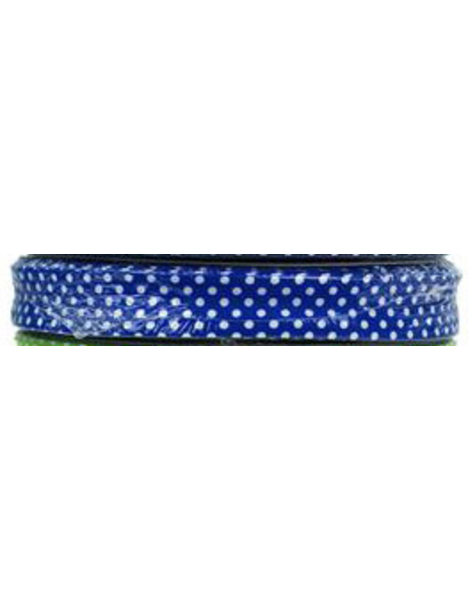 Restyle Biais Tape  - 1 meter - Dot - Blue - 18 mm