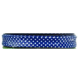 Restyle Biais Tape  - 1 meter - Dot - Blue - 18 mm