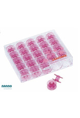 Janome Janome - Bobbins - 25 pcs. in storage case - Pink