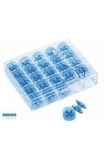 Janome Janome - Bobbins - 25 pcs. in storage case - Blue