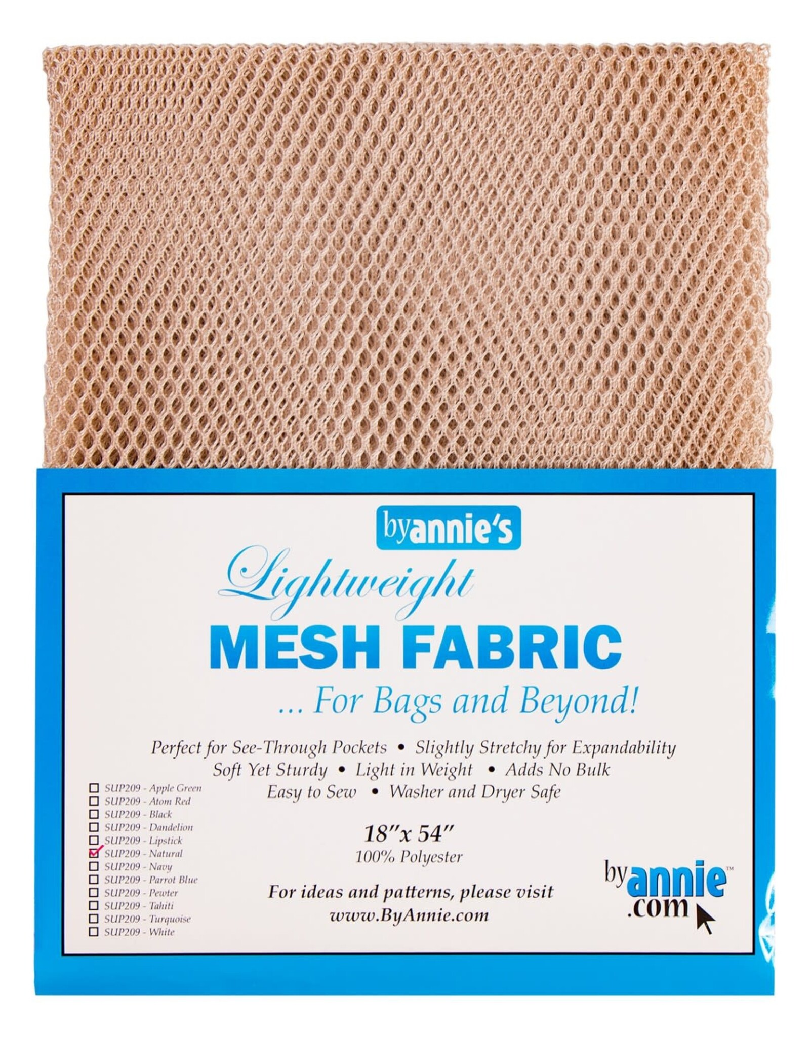 ByAnnie ByAnnie - Mesh Fabric - 18 x 54 inch - Natural