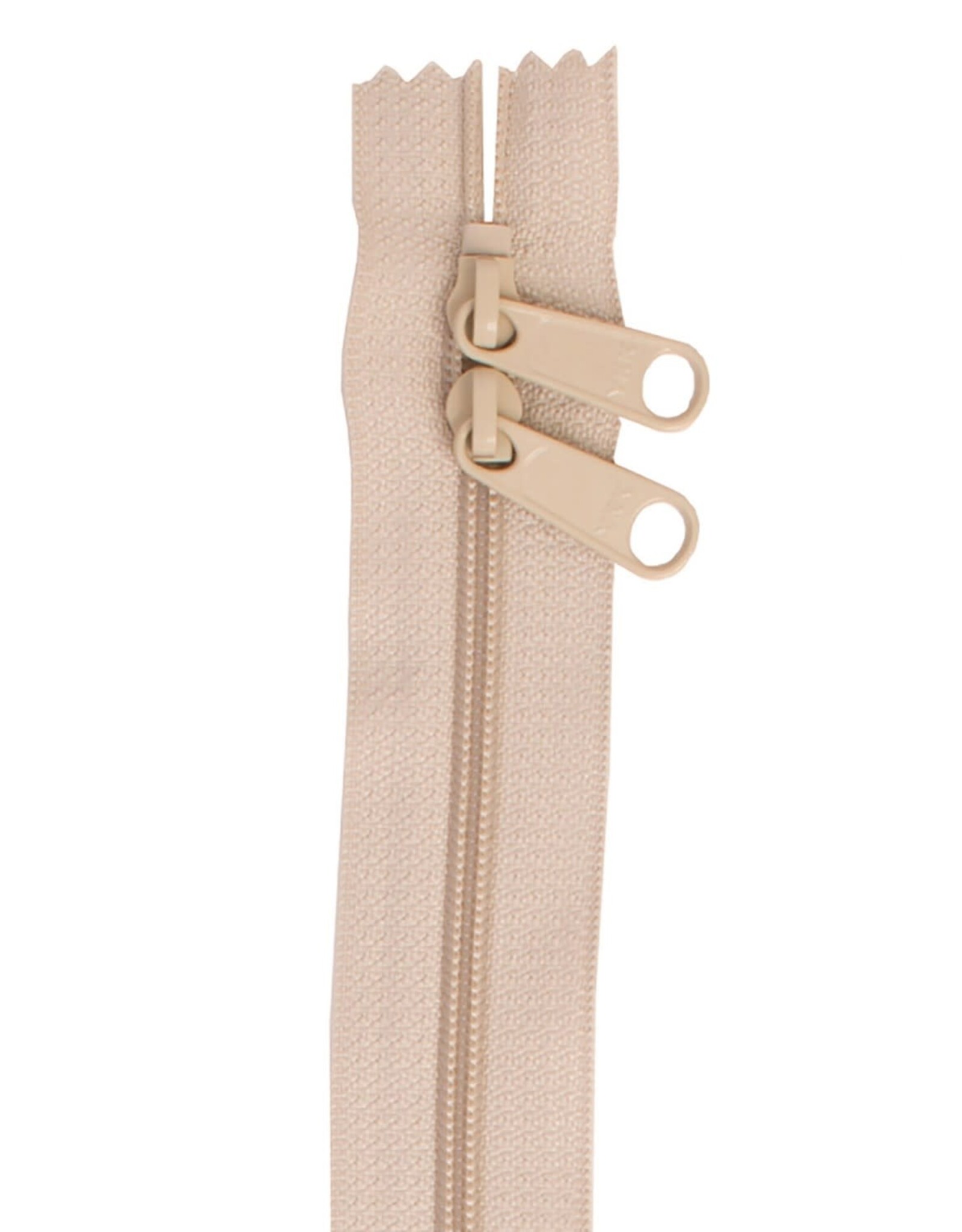 ByAnnie Handbag Zipper - 30 inch / 76 cm - double slide - Natural