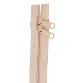 ByAnnie Handbag Zipper - 30 inch / 76 cm - double slide - Natural