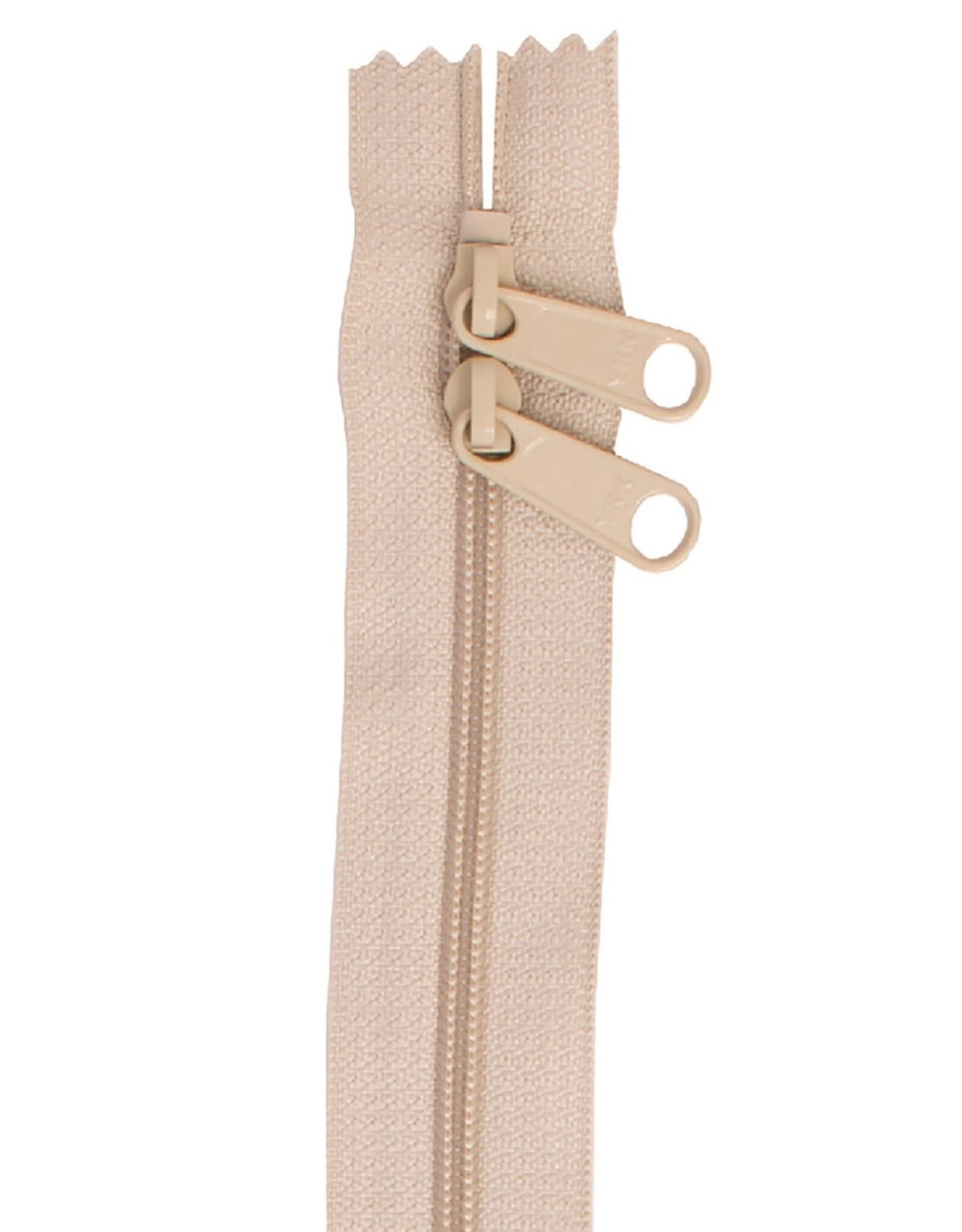 ByAnnie Handbag Zipper - 40 inch / 101 cm - double slide - Natural