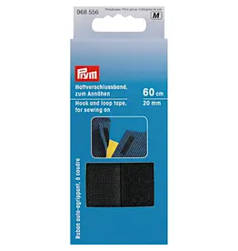 Prym Hook and Loop Tape - Sew on - black - 20 mm