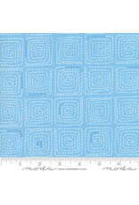 Moda Breeze - Stitched Light Blue coupon (± 62 x 110 cm)