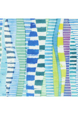 Moda Moda - Gradients Auras - Wavey Stripes Turquoise - 33735-14