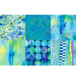 Moda Gradients Auras - Fat Quarter Bundle - Turquoise