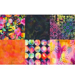 Moda Gradients Auras - Fat Quarter Pakket - Onyx