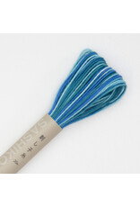 Olympus Sashiko Thread -  20 meter - Variegated Blue - #72