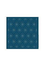 Olympus Sashiko Sampler - Asa-no-ha - Navy