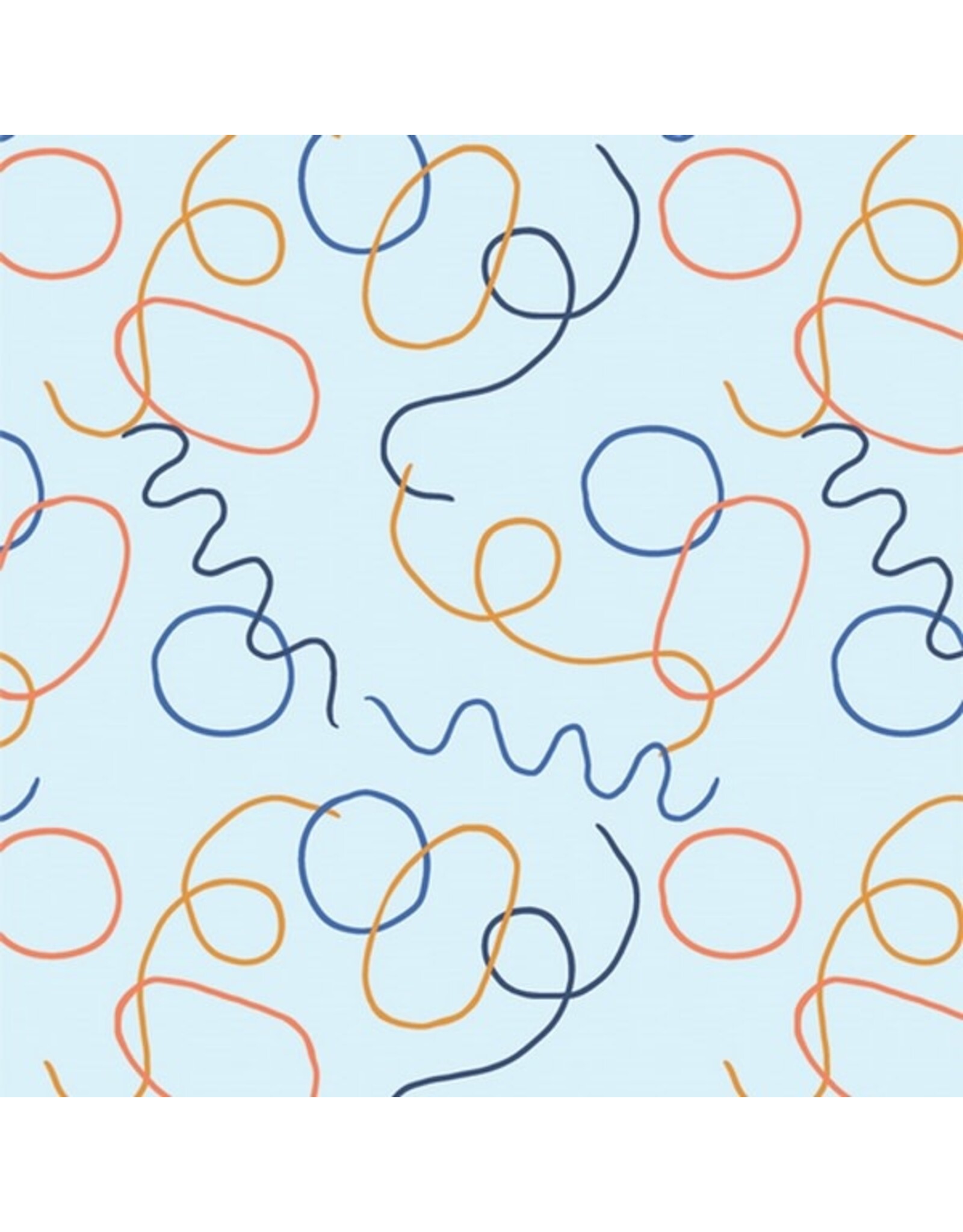 Art Gallery Fabrics AGF Studio - MonsterVille - Whatchamacallits Sky - IMVL44404