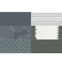 Andover Ink - Fat Quarter Pakket - Warm Grey