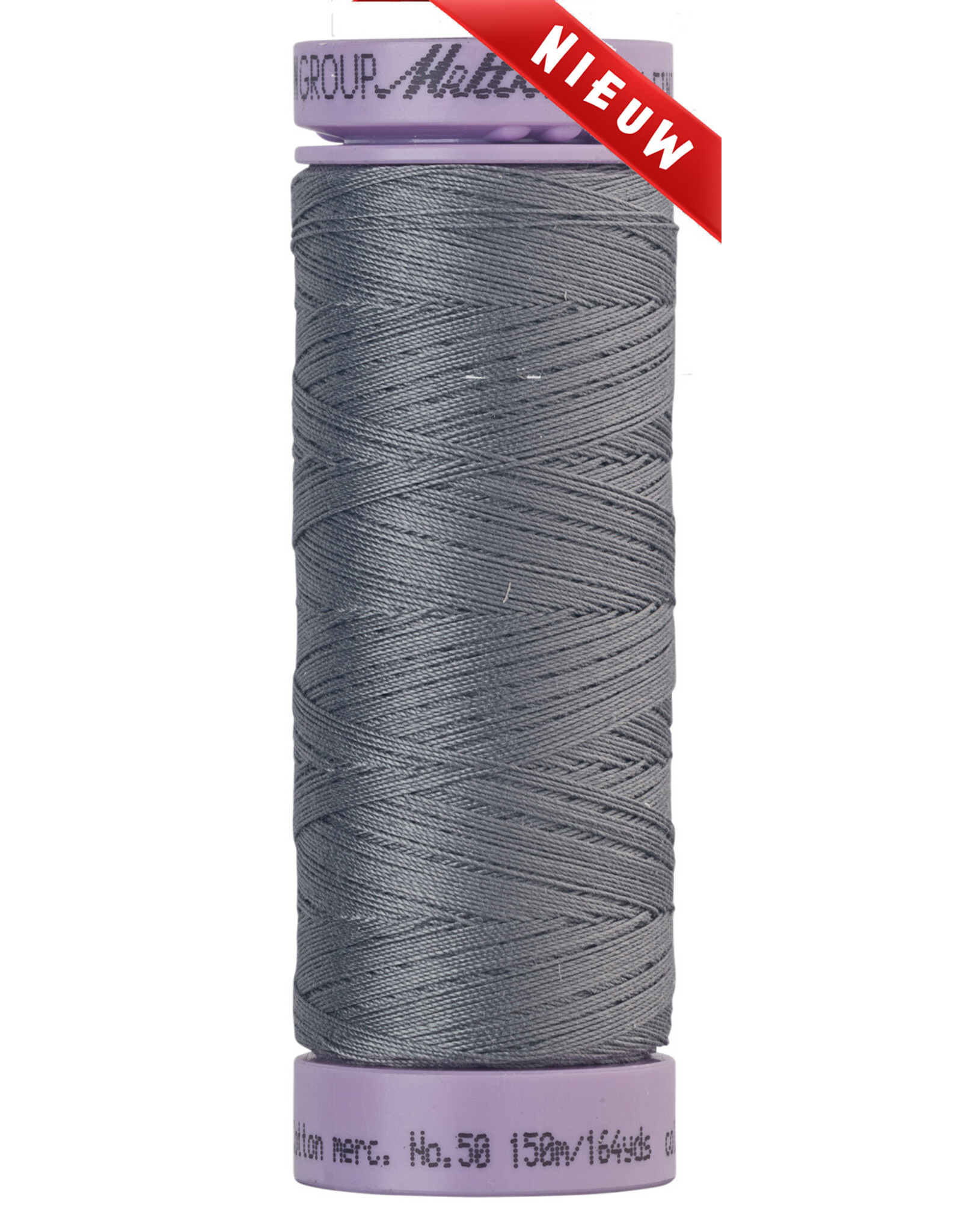 Mettler Silk Finish Cotton 50 - 150 meter - 1511 - Royal Grey