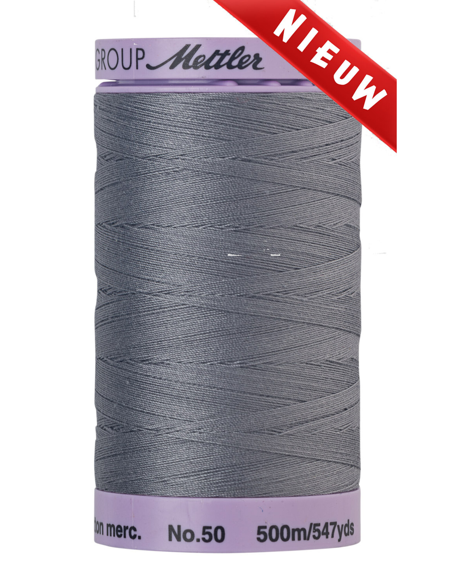 Mettler Silk Finish Cotton 50 - 500 meter - 1511 - Royal Grey