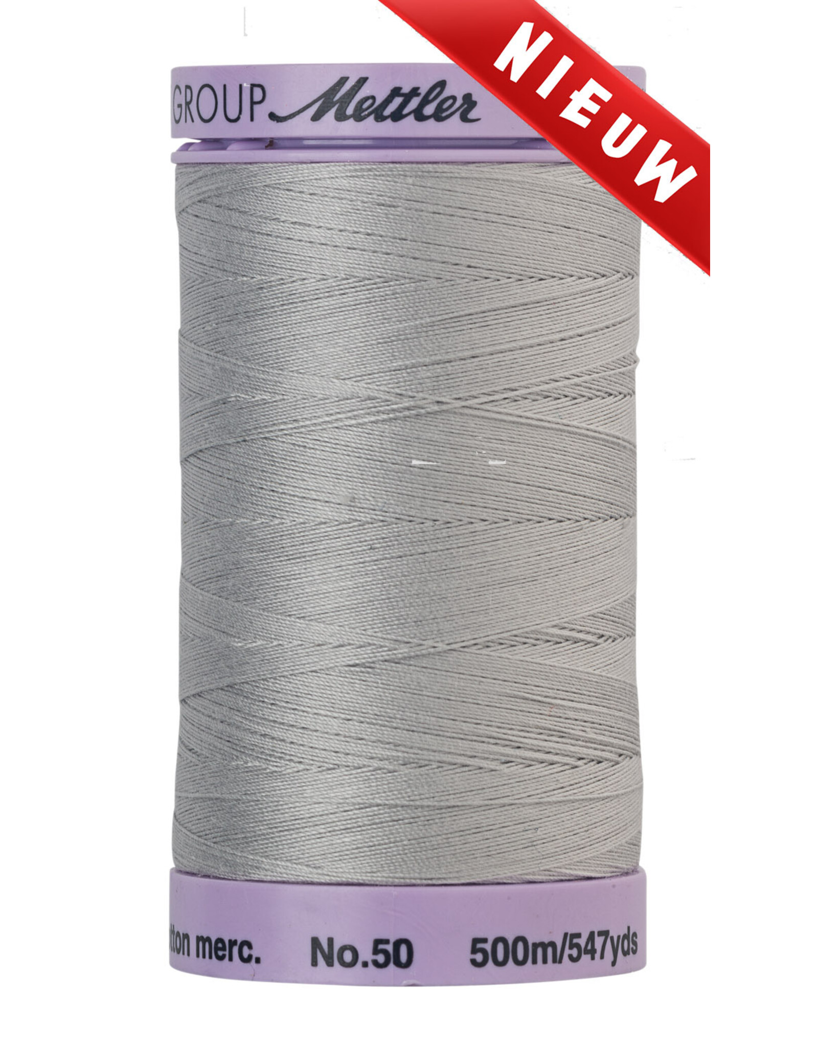 Mettler Silk Finish Cotton 50 - 500 meter - 13966 - Stainless Steel