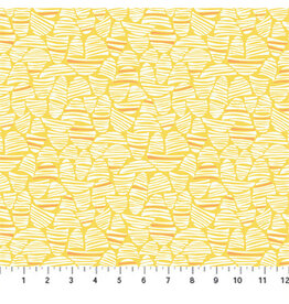 Figo Arcadia - Strata Yellow coupon (± 38 x 110 cm)