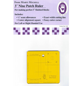 Marti Michell 3 inch Nine Patch Ruler