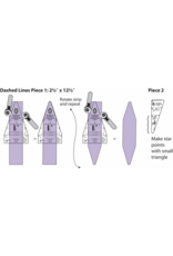 Marti Michell Marti Michell - Long Skinny Sashing Star - Template Set - 8232