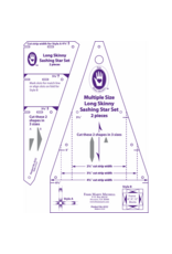 Marti Michell Marti Michell - Long Skinny Sashing Star - Template Set - 8232