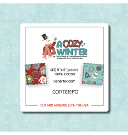 Benartex A Cozy Winter - 5 x 5 Pack