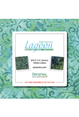 Benartex Benartex - Bali Palettes Lagoon - Charm Pack Batiks - LAGO5PK