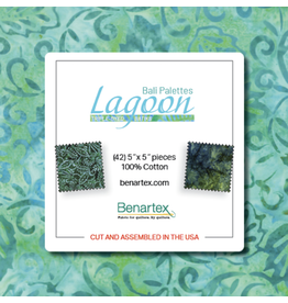 Benartex Bali Palettes Lagoon - 5 x 5 Pack