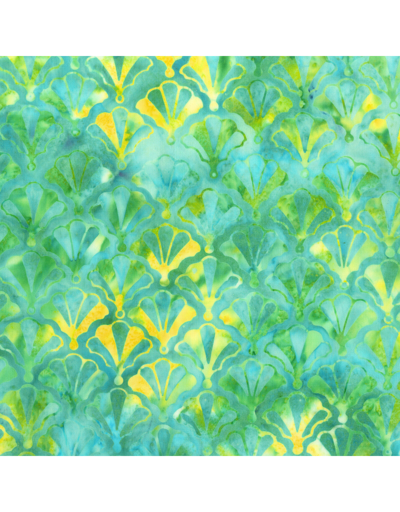 Anthology Fabrics Anthology Fabrics - Jacqueline de Jonge - Sea Breeze - Shells Emerald - 3082Q-X