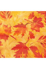 Anthology Fabrics Anthology Fabrics - Jacqueline de Jonge - Flavors of Fall - Leaves Yellow - 3132Q-X