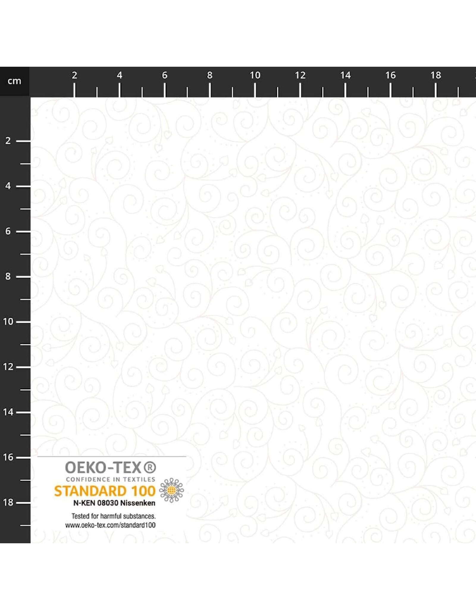 Stof Fabrics We Love Christmas - Swirl White