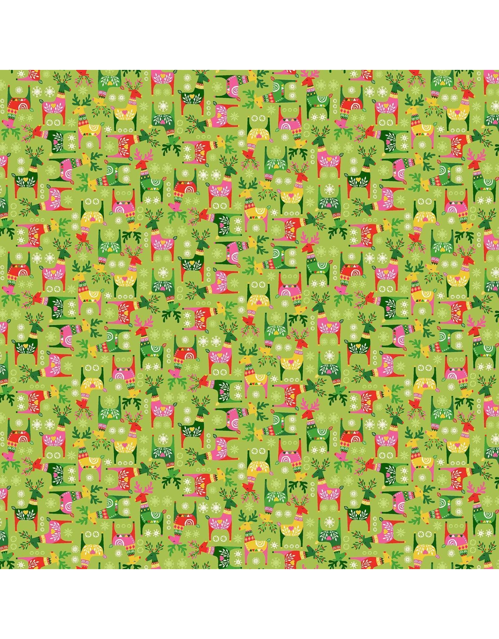 Makower UK Makower UK - Christmas Brights - Rudolph Green - 023-G