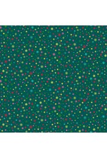 Makower UK Makower UK - Christmas Brights - Starlight Green - 022-T