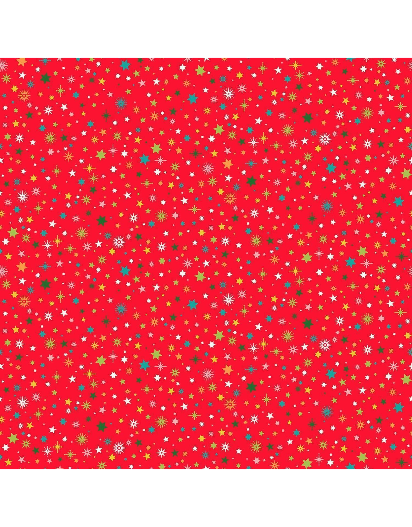 Makower UK Makower UK - Christmas Brights - Starlight Red - 022-R