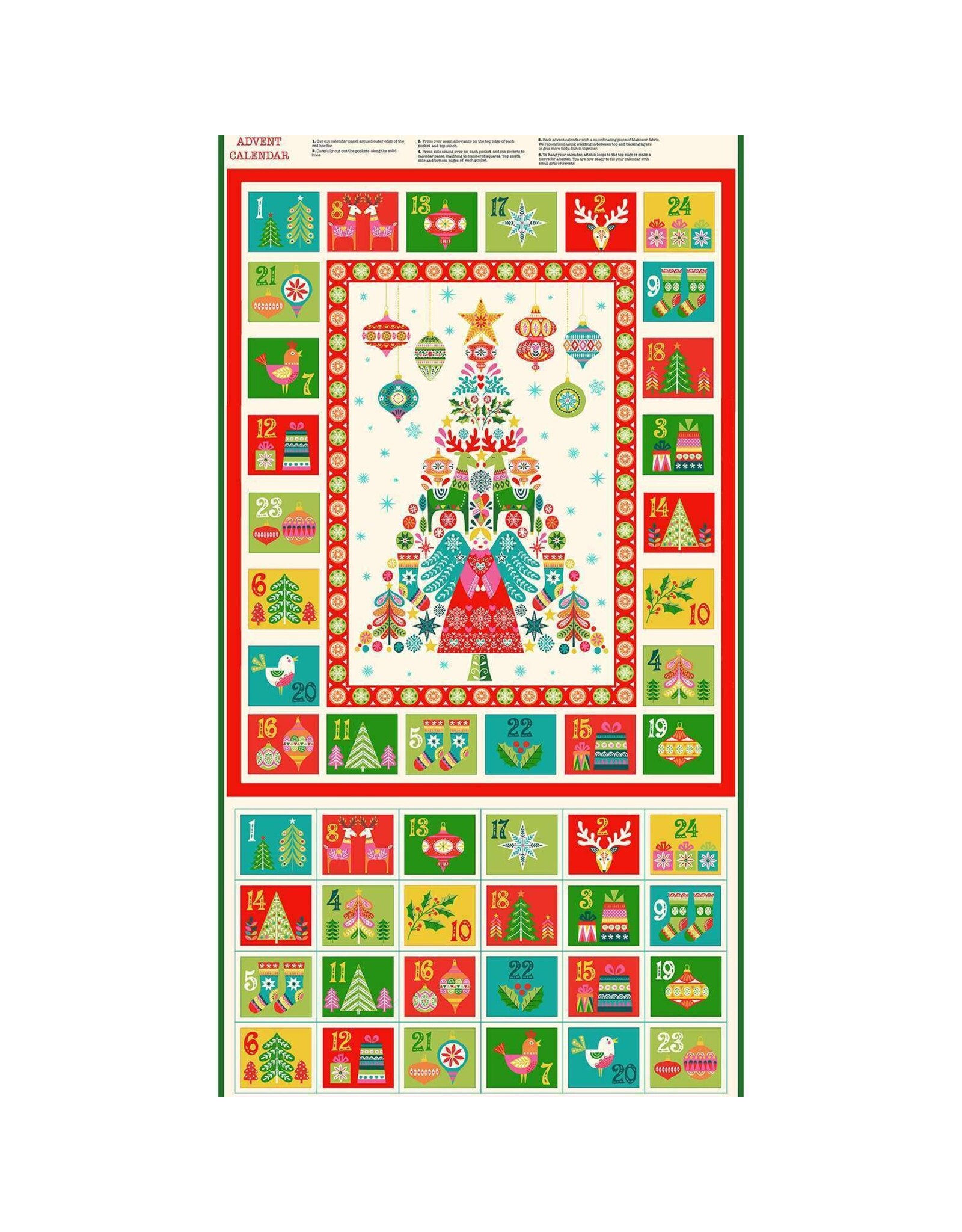 Makower UK Makower UK - Christmas Brights - Advent Kalender