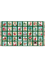 Makower UK Christmas Wishes - Squares