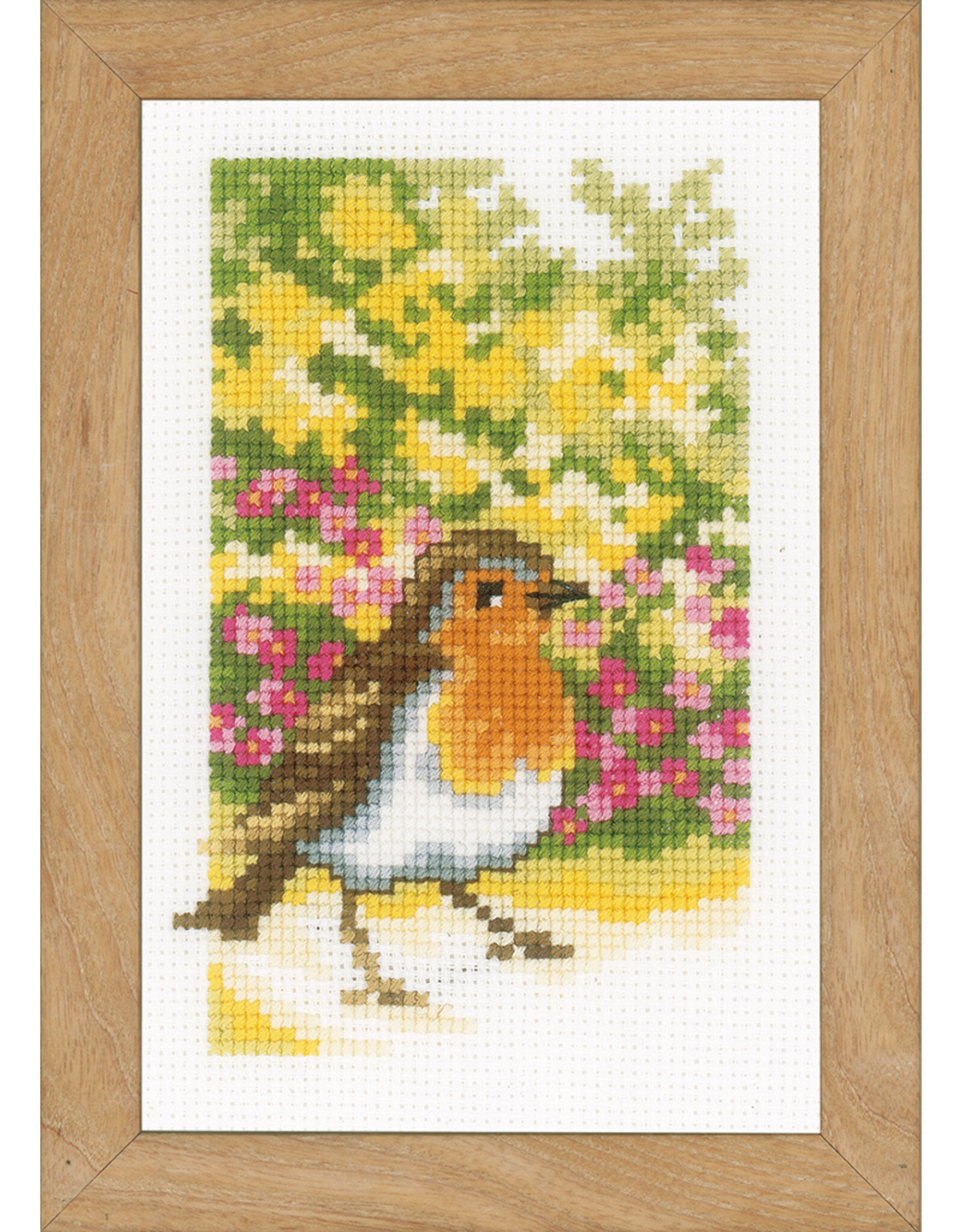 Vervaco Vervaco - Mini Embroidery Kit - Birds in the Garden - PN-0155883