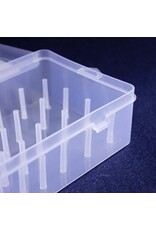 Opry Opry - Transparent plastic thread box for 42 spools